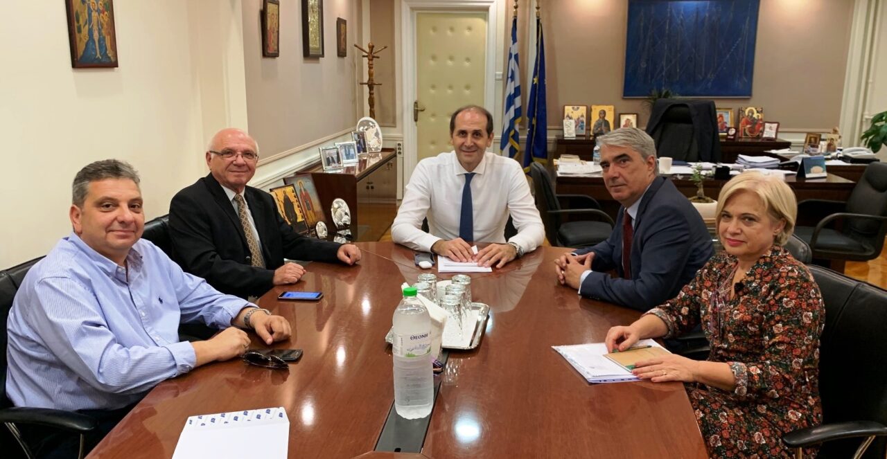 Συνάντηση του Σίμου Κεδίκογλου με τον Υφυπουργό Οικονομικών.