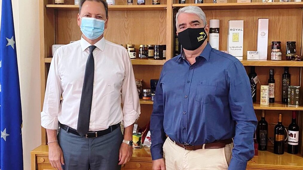 Συνάντηση του Σίμου Κεδίκογλου με τον Υπουργό Αγροτικής Ανάπτυξης και Τροφίμων