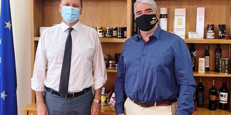 Συνάντηση του Σίμου Κεδίκογλου με τον Υπουργό Αγροτικής Ανάπτυξης και Τροφίμων