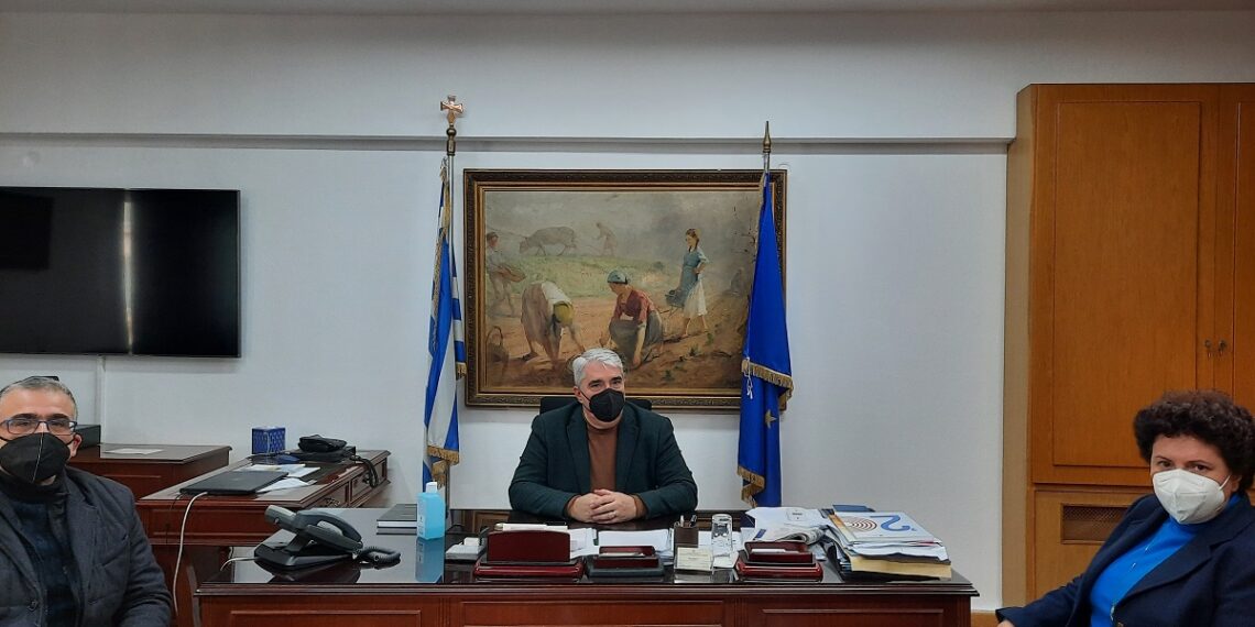 Συνάντηση με την πρόεδρο και τον Γ.Γ. του Πανελληνίου Κτηνιατρικού Συλλόγου