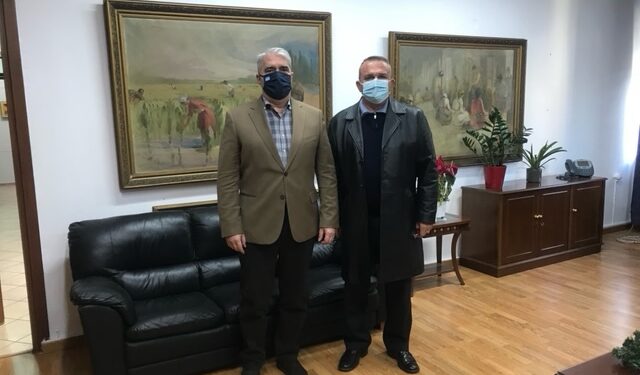 Συνάντηση με τον πρόεδρο του Δημοτικού Συμβουλίου Διρφύων Μεσσαπίων -Επίσκεψη στο φράγμα Ψαχνών με το νέο έτος