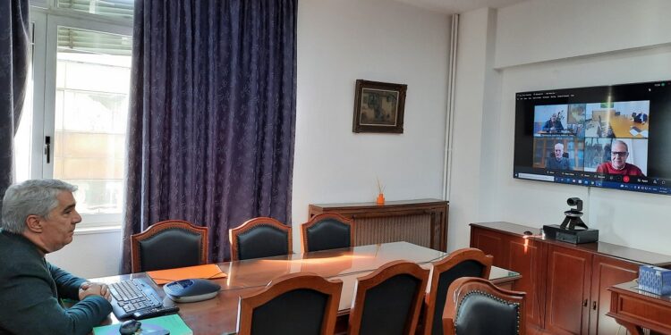 Τηλεδιάσκεψη με τον πρόεδρο του ΕΛΓΟ-ΔΗΜΗΤΡΑ και το ΔΣ της Διεπαγγελματικής Οργάνωσης Φέτας