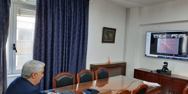 Τηλεδιάσκεψη με εκπροσώπους της Γ.Γ. Εμπορίου & Προστασίας του Καταναλωτή και επιστημονικούς φορείς για το Ηλεκτρονικό Μελισσοκομικό Μητρώο