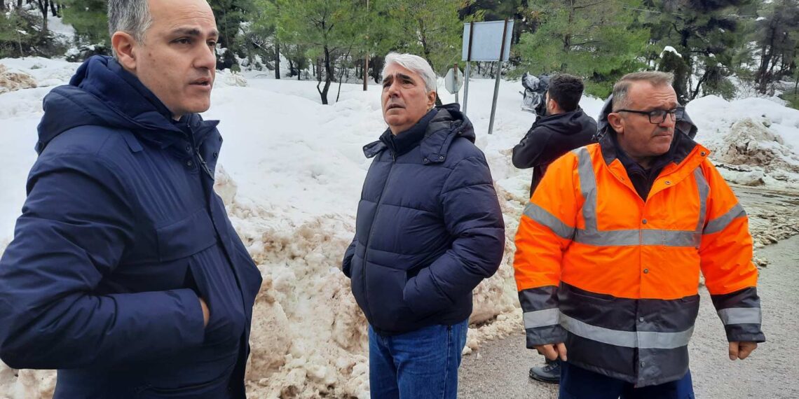 Ευρεία περιοδεία Σ. Κεδίκογλου στις πληγείσες από την κακοκαιρία,  περιοχές της βόρειας Εύβοιας