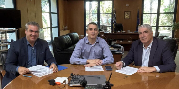 Παράκαμψη Χαλκίδας, Βασιλικού και βόρειος οδικός άξονας στο επίκεντρο συνάντησης εργασίας του Σίμου Κεδίκογλου με τον Χρίστο Δήμα