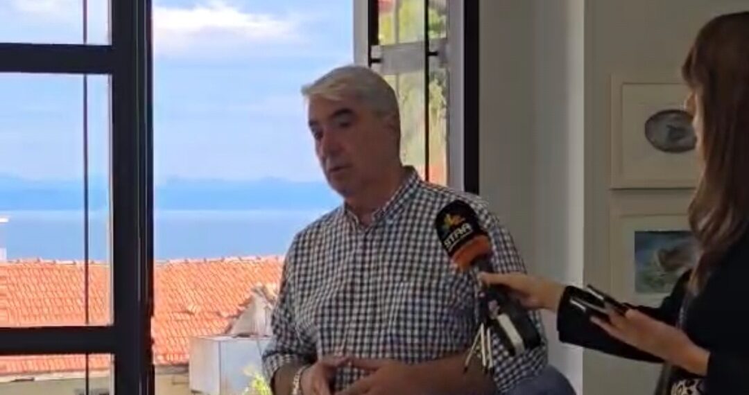 Δηλώσεις του Σίμου Κεδίκογλου κατά τη διάρκεια της επίσκεψης του κυβερνητικού κλιμακίου στη Βόρεια Εύβοια