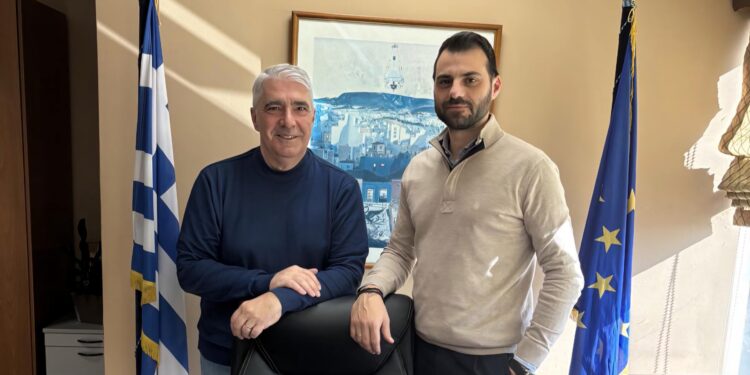 Συνάντηση με τον νέο Δήμαρχο Διρφύων- Μεσσαπίων. Συντονισμός δράσεων με προτεραιότητα στο Φράγμα Ψαχνών.