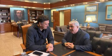 Επανεκκίνηση του ΟΛΝΕ με στόχο την ανάπτυξη της Εύβοιας-Συνάντηση Σίμου Κεδίκογλου με Βασίλη Κικίλια για την επίσπευση ενεργειών