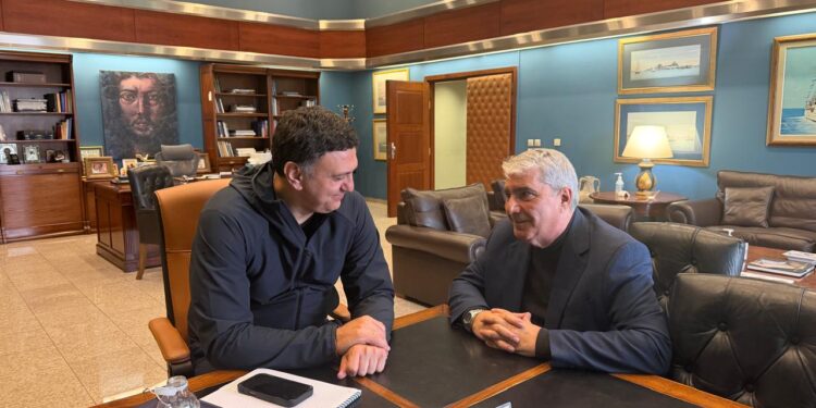 Επανεκκίνηση του ΟΛΝΕ με στόχο την ανάπτυξη της Εύβοιας-Συνάντηση Σίμου Κεδίκογλου με Βασίλη Κικίλια για την επίσπευση ενεργειών