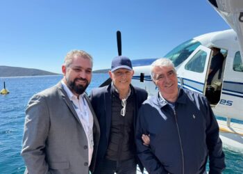 Πρώτη δοκιμαστική πτήση υδροπλάνου στη Σκύρο