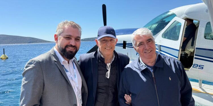 Πρώτη δοκιμαστική πτήση υδροπλάνου στη Σκύρο