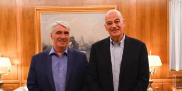 Συνάντηση του Σίμου Κεδίκογλου με τον Υπουργό Εθνικής Άμυνας Νίκο Δένδια